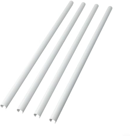 Radiator Pipe Covers and Pipe Collars Thickened Radiator Sleeves 15mm Plastic Radiator Home Decor(White-500mm)