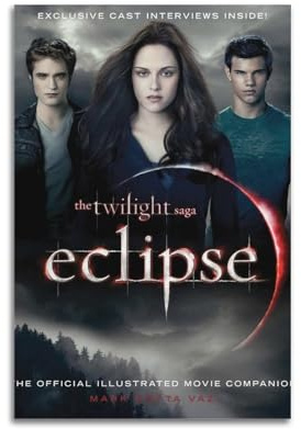 YWRRWQBER Twilight-Poster, ästhetische Wandkunst, Leinwand-Dekor, Vintage-Poster, dekoratives Gemälde für Wohnzimmer, Schlafzimmer, 30 x 45 cm, ungerahmter Stil