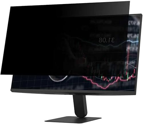 VANCKLE Sichtschutz für Computer-Monitor, 27 Zoll (16:9 Seitenverhältnis, 598 x 337 mm), abnehmbar, matt, blendfrei, Blaulichtschutz, privater Sicherheitsfilter, 2 Stück