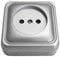 Bf bf-18 - Base enchufe 18 bipolar superficie 16a aluminio bolsa