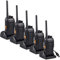 Retevis RT27 Walkie Talkies, Walkie Talkie Rechargeable with USB Charging Base, Two Way Radio, PMR446 License-free, 16 Channels, VOX Hands-free, CTCSS/DCS, Walkie Talkies Long Distance (5 Pack,Black)