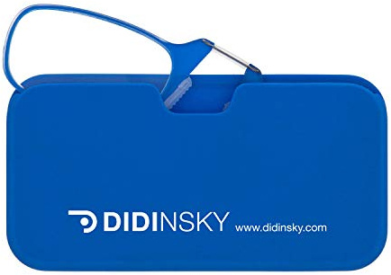DIDINSKY Moma bügellose Lesebrille ultraleicht 4,8 g Taschenbrille | Bügellose Taschen-Lesebrille, nur 4,8 g, entspiegelt und kratzfest, flexibler Nasensteg, flaches Etui. +1,0 bis +3,0.
