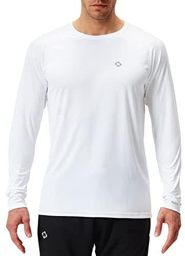 NAVISKIN Rashguard-Shirts für Herren, LSF 50+, Sonnenschutz, langärmelig, schnell trocknend, leicht