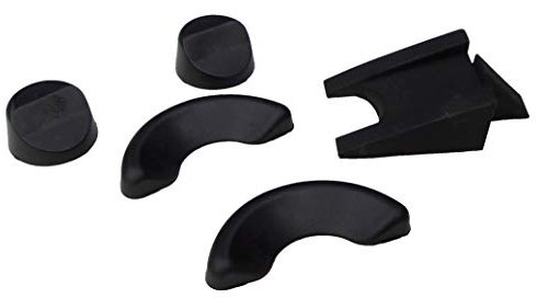 Acclaim Umpire Solid Rubber Bowling Measuring Wedges 2 Round 2.8 cm 2 Semi Circle 6cm Plus 6.5 cm x 2 cm x 4 cm Multi Angle Rubber