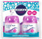 EcoZone Forever Flush 2000 Purple Toilet Blocks, Eco Friendly Alternative to Loo Rim Hangers, Cistern Capsules Clean & Descale WCs, Natural Vegan & Non Toxic Cleaner, Recyclable Plastic (Set of 2)
