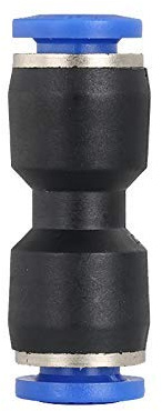 Movilideas 10 Unidades Conector de tubo de aire comprimido de 8mm Empalme PU-8