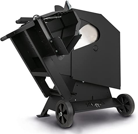 Scheppach Wippsäge Wox D700 Black Edition- 400V 7500W | 700mm HW-Sägeblatt 42Z | 250-1500mm Schnittlänge | Schnitt-Ø: 250mm | inkl. Wippenverlängerung & Fahrvorrichtung | Brennholzsäge