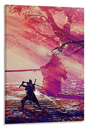 GUCII Displate Sekiro Leinwand Kunst Poster und Wandkunst Bilddruck Moderne Familienzimmer Dekor Poster 08x12inch(20x30cm)