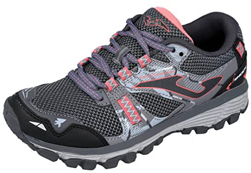 Joma Femme TK. Shock Lady Chaussure de Trail, Gris, Rose, 38 EU