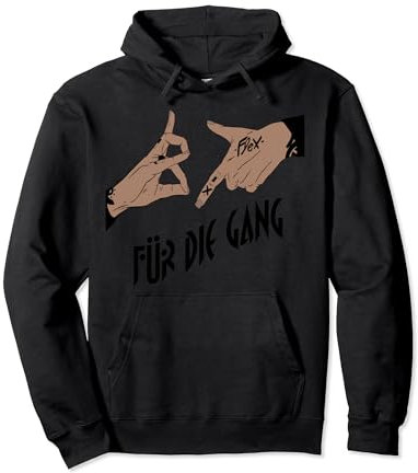 187 Für die Gang Handzeichen Handgeste Pullover Hoodie