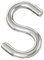 HEAVYTOOL S-Haken 3mm x 24mm symmetrisch Edelstahl V4A AISI 316 Inox (10 Stück) S-förmiger Haken S-Profil-Haken S-Bügel S Haken