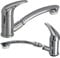 Wasserhahn Einhebelmischer Roma mit ausziehbarer Dusche + Schalter Wohnmobil Wohnwagen Caravan chrom