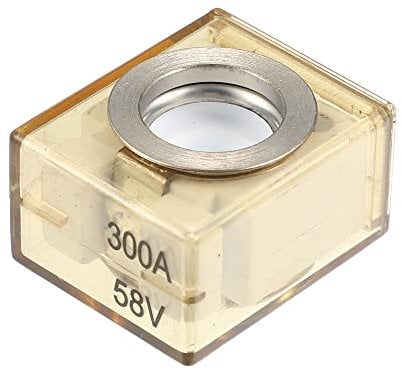 X AUTOHAUX Waterproof 300A Marine Rated Battery Fuse Terminal Fuse 58V