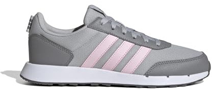 adidas Run 50s Shoes, Scarpe Donna, Grey Two/Clear Pink/Grey Three, 38 2/3 EU