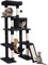 Yaheetech 159cm Cat Tree Cat Condo Furniture w/Top Platform Scratching Posts Dangling Ball and Hammock Climbing Tower for Indoor Kittens
