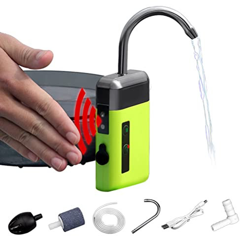 Ghzste Angeln Intelligente Sauerstoffpumpe Aquarium Luftpumpe Multifunktionale Wiederaufladbare Mini Aquarium Luftpumpe Smart Sensor Automatische Wasserpumpe Aquarium Angeln Im Freien
