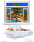 Magnet Fliegengitter Fenster 70 x 115 cm Balkontür Insektenschutz Magnet Fliegenvorhang, Magnetische Adsorption, Faltbar, Auto Schließen, für Türen/Patio(Schwarz)