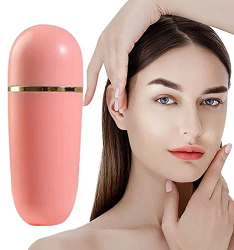 Vulkanöl Absorbierende Walze, Vulkanöl Absorbierender Roller, 2-in-1-Vulkanstein-Gesichtsroller Gesichtsölkontrollstift Gesichtspflegewerkzeug Zur Bekämpfung Fettiger Haut