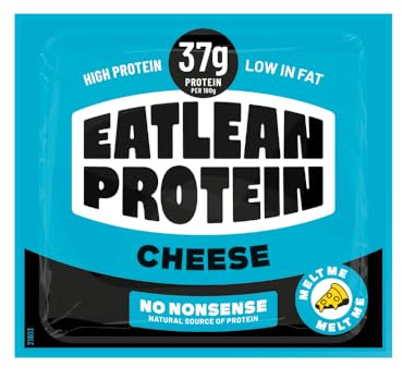 Eatlean High Protein Cheddar Cheese Block Original, Lactose Free, 5 x 200g