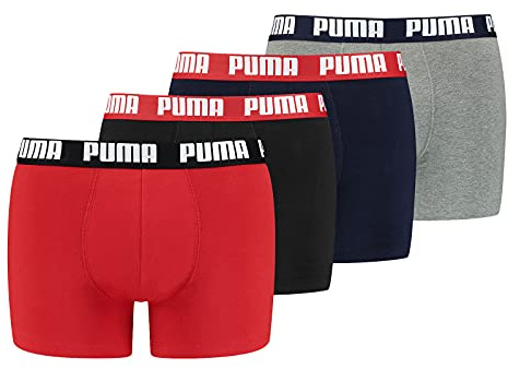 PUMA Herren Boxershorts Shorts Unterhosen Everyday Boxer 4er Pack
