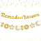 IWTBNOA Ramadan Kareem Girlande, Ramadan Girlande Gold, Ramadan Kareem Banner, EID Mubarak Deko, Ramadan Banner, Ramadan Mubarak Dekoration für Eid Festival Party Dekoration, Ramadan Deko