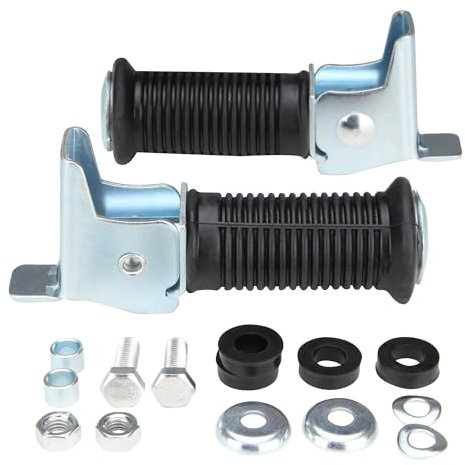 Sozius Fußrasten Set original alte Form inkl. Befestigungsteilen kompatibel mit Simson S50 S51 KR51 Schwalbe Star