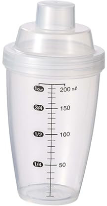 Shaker à protéines, bouteille de boisson, 200ml, transparent, pour pré-entraînement, Fitness