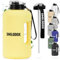 SMILODOX Trinkflasche 2,2 Liter - Extra Stark große Wasserflasche - BPA-frei, Sportflasche + Strohhalm (2 Deckel) Ideal für Fitnessstudio, Bodybuilding, Outdoor-sport, Wandern & Büro