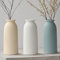 Keramikvasen-Set, 3 kleine dekorative Vasen für Blumen und Pampasgras, modern, Boho-Bauernhaus-Stil (Blaue Mischung)