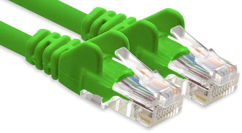 1CONN Netzwerkkabel CAT-6-Kabel RJ45 1x 15 m - Grün