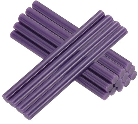 PATIKIL 4x0.27 Inch Hot Glue Sticks, 16 Pcs Hot Glue Gun Sticks Mini Hot Melt Adhesive Glue Stick for DIY Art Craft Repairs Festival Decoration, Purple