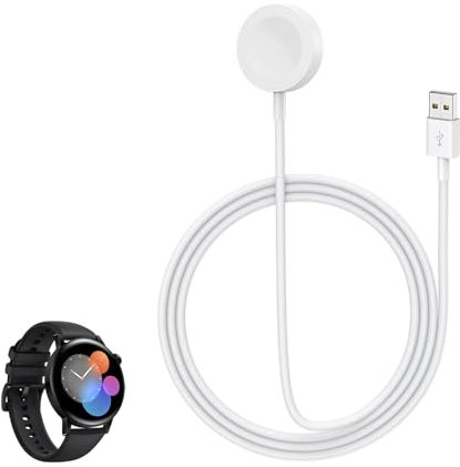 Caricatore USB A da 100 cm Compatibile con Huawei Watch GT5 Pro, GT5, GT4, GT3, GT3 Pro, GT3 SE, GT Runner, GT2 Pro, Watch 4/4 Pro, 3/3 Pro, Cavo di Ricarica Rapida e Sicura Caricabatterie