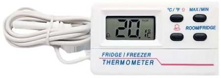 BIGULA Refrigerador digital para interiores y exteriores con 2 y alarma audible, frigorífico y congelador