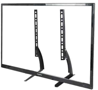 TV-Halterung Monitor-Flachbildfernseher-Halterung 14-42 Zoll LCD/LED/OLED-TV Universal-Tisch-TV-Ständer Standfüße Fernseher Flach- Und Curved-Screen-Monitor-Halterung