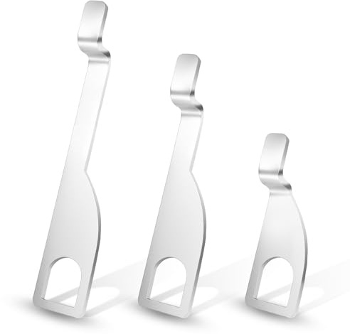 NCTNCX Heckklappenaufsteller 10/15/20 cm(3pack), Edelstahl Heckklappen, für VW T4 T5 T6 Multivan/California/Camping/Bus Heckklappenaufsteller (3)