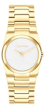 Calvin Klein Zwei-Zeiger-Quarzwerk-Uhr für Damen Kollektion CK Unite mit Edelstahlarmband - Erhältlich aus Gold oder Silber