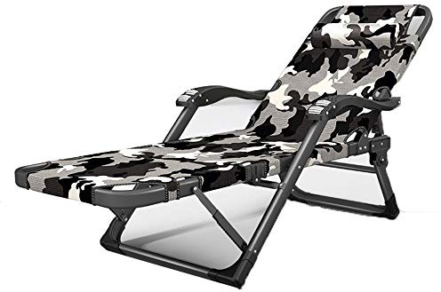 Extra breiter Liegestuhl – XL omic Klapp-Sonnenliege mit gepolstertem Sitz, verstellbar für den Innen- und Außenbereich, maximale Traglast 200 kg