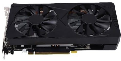 YUEHISY Tarjeta Gráfica, 12GB GDDR6 con Ray Tracing, Arquitectura Turing, Renderizado AI, PCIe 3.0 de 192 bits, Juegos 1080P 1440P, Doble Ventilador, para Computadora PC