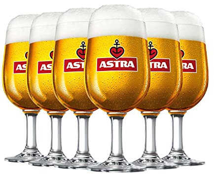 ASTRA Bier POKALE/TULPEN/EIFORM GLÄSER-Set (6 Stück) (0,4)