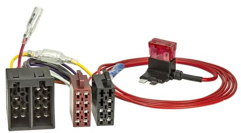 tomzz Audio 7000-030 Radio Anschluss Montage Set für CAN-Bus Fahrzeuge mit ISO Anschluss Zündplus durch Sicherungsabgriff DIN ATC ATO