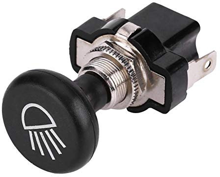 Interruttore luce, interruttore a pulsante push-pull per fari auto 12V