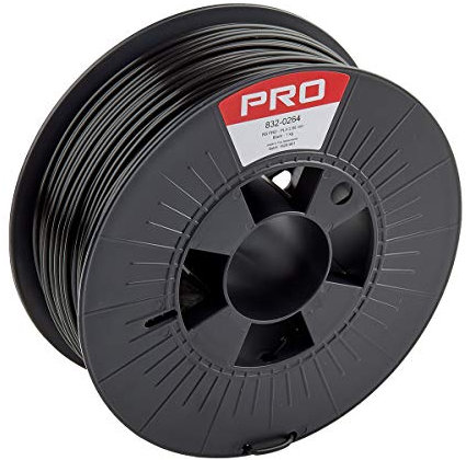 RS PRO PLA 3D-Drucker Filament zur Verwendung mit Gängige Desktop-3D-Drucker, Schwarz, 2.85mm, FDM, 1kg