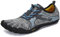 SAGUARO Scarpe Barefoot Minimaliste Uomo Donna Scarpe Palestra Corsa Trail Running Trekking Sport Acqua con Dita Scarpe Bici da Corsa Traspiranti Leggere, Coin Grey, 42 EU