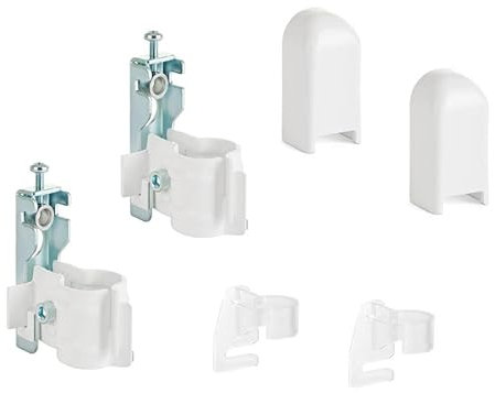 Support mural pour radiateurs tubulaires verticaux avec une capacité de charge jusqu'à 300 kg. Système anti-décrochage avancé pour une sécurité maximale. Couvercles et isolants inclus.