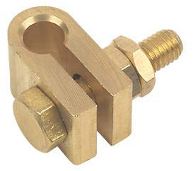 Earth Rod Machined Brass Clamp 3/8, Conductive Coupler for Ground Rods