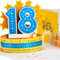 Liebessa 18 Jahre Geburtstag 3D Pop Up Karte Birthday - Besondere Geburtstagskarte zur Volljährigkeit-Handgemachte Jubiläum Glückwunschkarte, Geburtstagskarte mit Umschlag