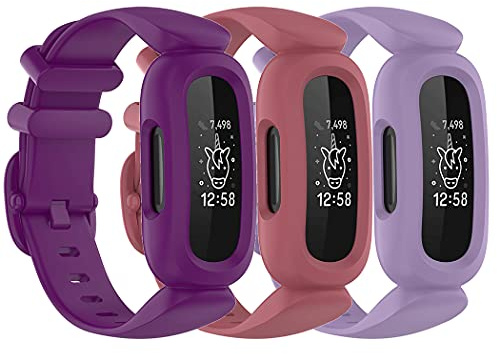 Baaletc armbänder kompatibel mit Fitbit Ace 3 für Kinder, weiches silikon Fitbit ace 3 Kids Armband,Fitbit ace 3 Kids Armband sportuhrenarmband Jungen mädchen