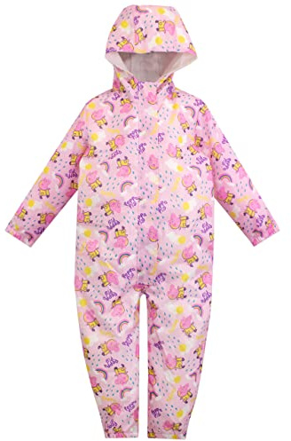 Peppa Pig Tuta Impermeabile Bambina | Tuta Pioggia Bambini | 18-24 mesi