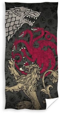 Carbotex Game of Thrones GOT224012 Strandtuch 70 x 140 cm