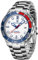 Pagani Design 007-Modell Herren-Automatikuhr, NH35 Uhrwerk, drehbar, Keramiklünette, Edelstahl, wasserdicht, selbstaufziehend, Armbanduhr, Stahl weiß